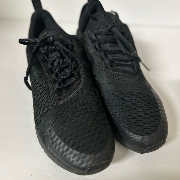 Nike Air Max 270 Triple Black Sneakers Men’s Size 8.5 - Picture 2 of 5